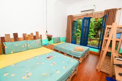 Triple Room with Balcony — Sunny Hanoi Homestay